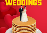 Denny's Pancakes with a wedding topper