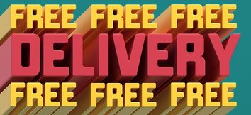 Free delivery cover
