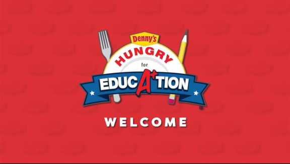 Denny's Hungry for Education Logo