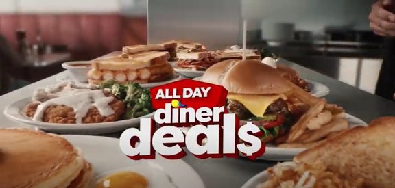 Video de All Day Diner Deals de Denny's