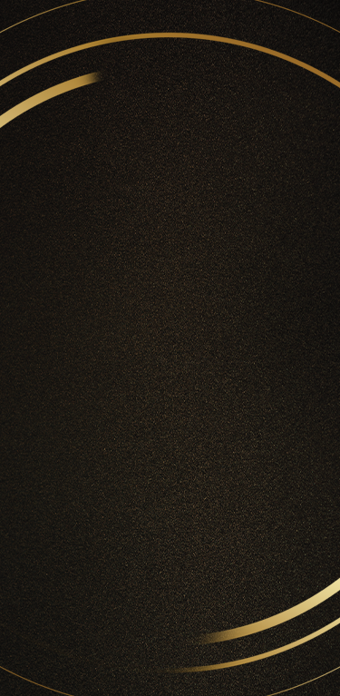 black background with gold rings