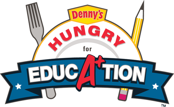 Logotipo de Denny's Hungry for Education