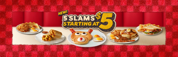 5 slams de Denny's desde $5