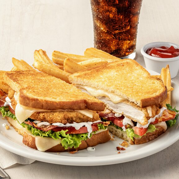Denny's Crispy Bacon Ranch Sandwich