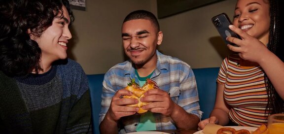 Teenagers at Denny's