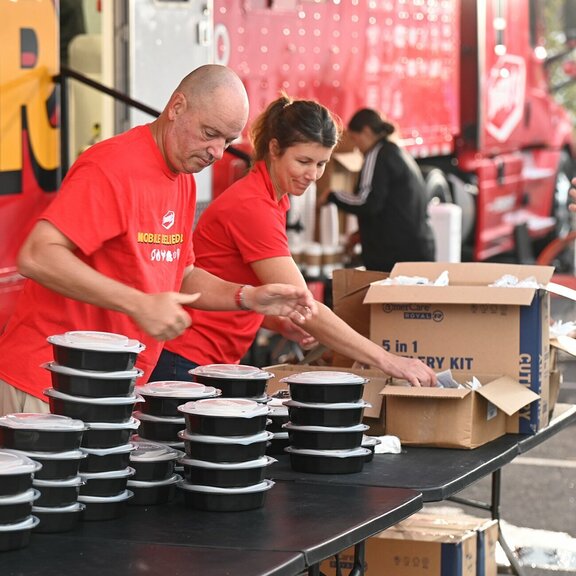 Denny's Mobile Relief Diner