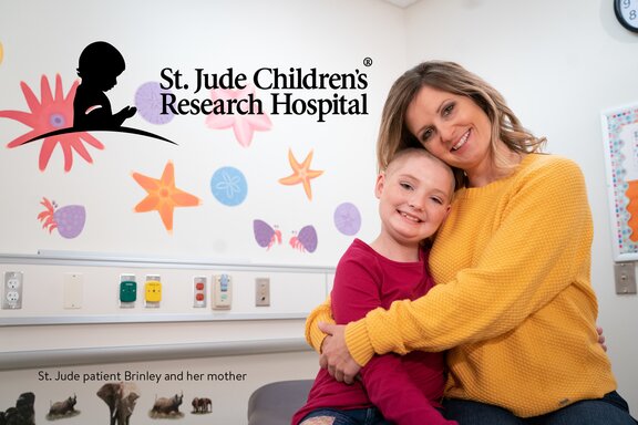 St. Jude's Logo with Image of Mother and Child