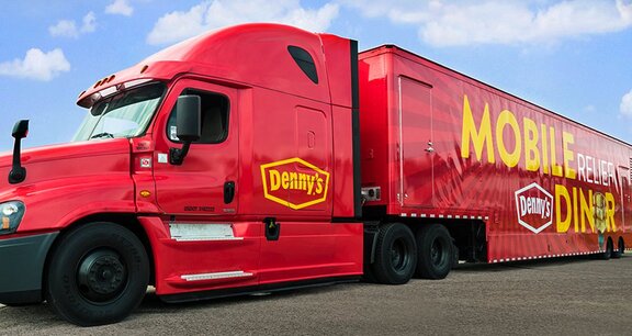 Denny's Mobile Relief Diner