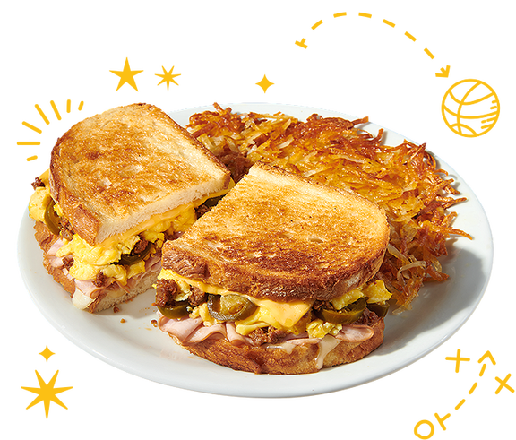 Denny's Spicy Moons Over My Hammy