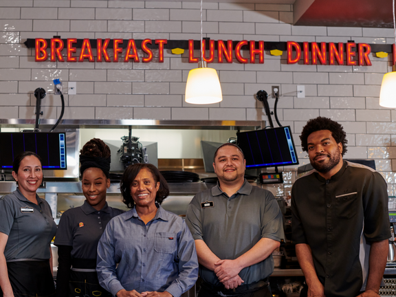 Employees in the kitchen