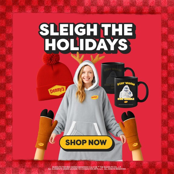 Denny's Holiday Merch
